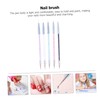 FRCOLOR 5pcs Nail Art Brushes Dual-use Liner Dotting Pen Material