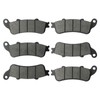 AUTOKAY FA261 Front Rear Brake Pad Fits for Honda VTX