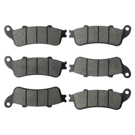 AUTOKAY FA261 Front Rear Brake Pad Fits for Honda VTX 1800 2002-2008 (3 Sets)