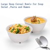 Homestockplus Unbreakable Cereal Bowls 30 OZ Ramen Bowl Microwave and