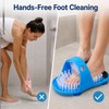 2pcs Shower Foot Scrubber for Bath - Silicone Foot Cleaner