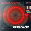 Donic Quattro Table Tennis Rubber (Black, 1.5mm)