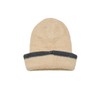 Karl Kani Signature Fluffy Beanie, Sand/Black