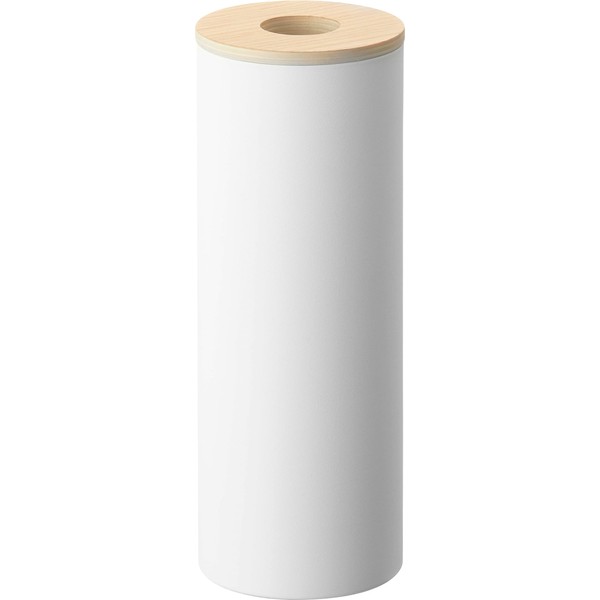 Yamazaki 5982 Bottle-Shaped Tissue Case, Large, Natural, Approx. W 3.6