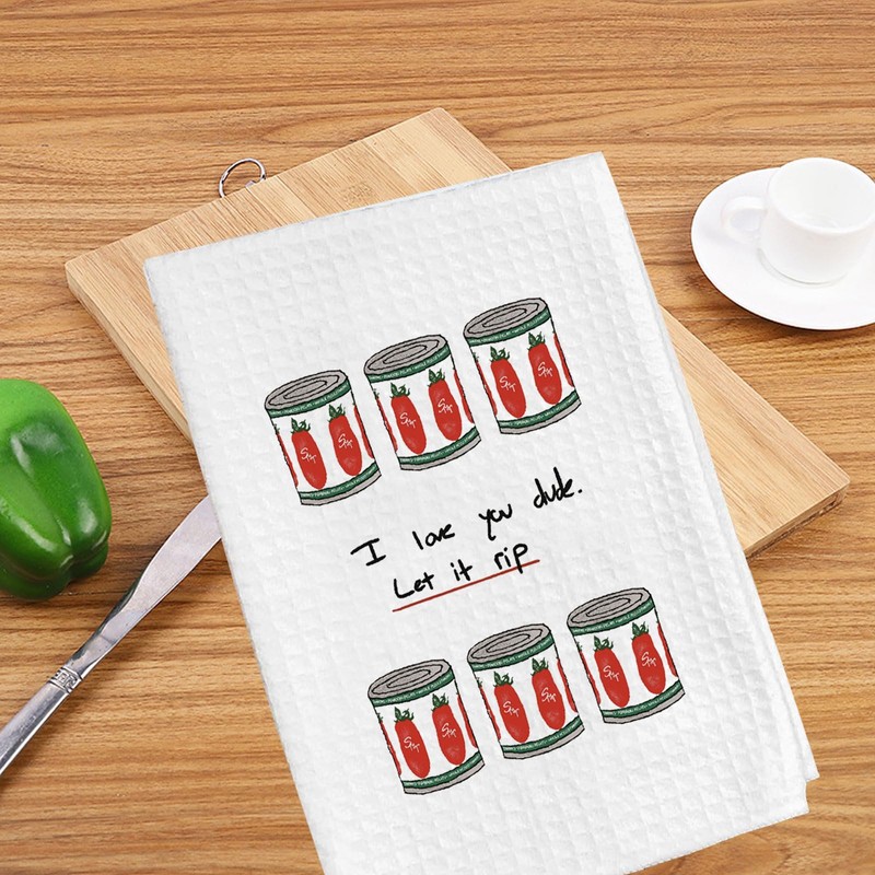 JTOUK Bear Show Gift San Marzano Tomato Kitchen Towel Tin