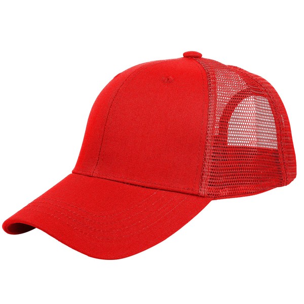 Falari Trucker Hat Baseball Cap Structured Plain Design 6 Panel,