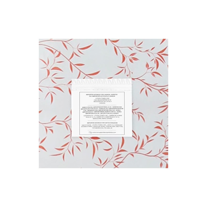 Utopia Bedding Utopia Bedding Double Vines Coral Print Duvet Cover