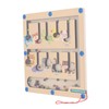 Magnetic Color and Number Maze Board Early Education Wooden Matching