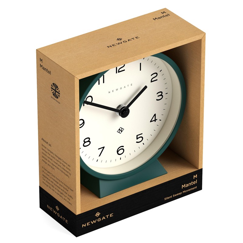 NEWGATE® M Mantel - Silent Sweep Mantel Clock - 'No