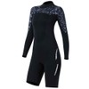 1.5MM Diving Onepiece Swimsuit Wetsuit Short Trousers for Snorkeling Surfing(Woman