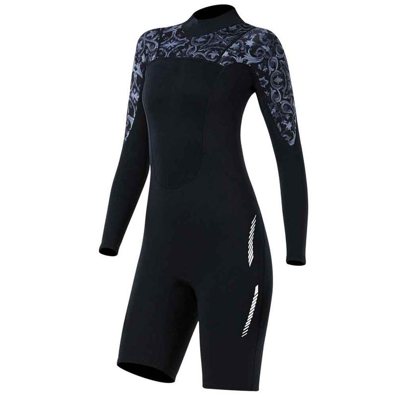 1.5MM Diving Onepiece Swimsuit Wetsuit Short Trousers for Snorkeling Surfing(Woman