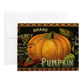 CafePress Vintage Fruit Crate Label Notecards (Set Of 20) 4.25" x 5.5" Notecards 10 Pack