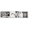 Lisa Russo Fine Art - Black and White Bathroom Wall