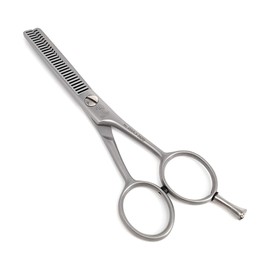 NTS-Solingen Professional Thinning Scissors 30 Teeth Double-Sided Hairdressing Scissors May-Lily Line Rust-Free Matte Satin (6.0-30 ZD = 15 cm 30 Teeth Double-Sided