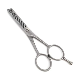 NTS-Solingen Professional Thinning Scissors 30 Teeth Double-Sided Hairdressing Scissors May-Lily Line Rust-Free Matte Satin (6.0-30 ZD = 15 cm 30 Teeth Double-Sided