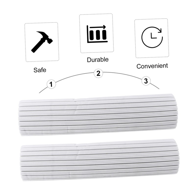 Gatuida 2Pcs Roller PVA Sponge Mop Head Refill Absorbent Cleaning