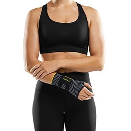 medi Manumed active E+motion 3.0 sporty wrist orthosis | left | size: I | webbing with quartz pad | ergonomic stabilising bar | webbing opening | optimal moisture management