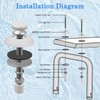 IWIWE 67-209-911-SS Pool Diving Board Bolts Mounting Kit Replacement for