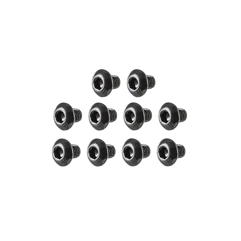 uxcell M3x4mm Thread Button Head Hex Socket Cap Screw Bolt