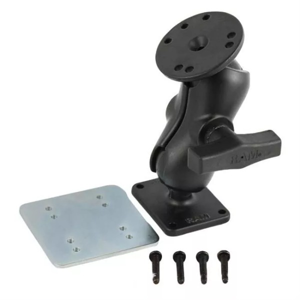 RAM MOUNT SHORT ARM MOUNTING ASSEMBLY RAM-101U-B-XAT