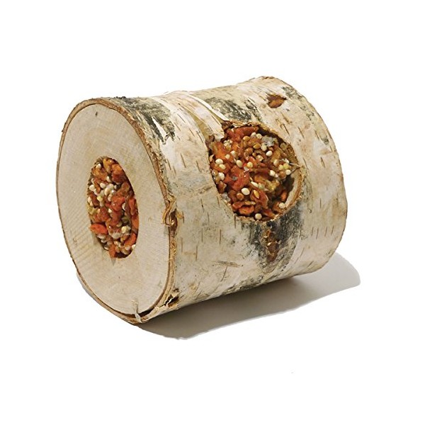 Rosewood Pet 1 Count Carrot Nibble Woodroll For Small Animals,