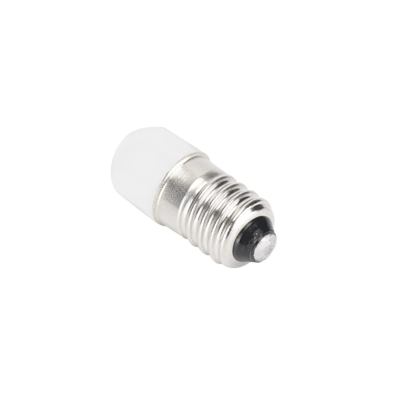GutReise E10 LED Bulbs 12V Cold White,10pcs AC/DC E10 Miniature
