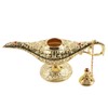 Magic Genie Lamp Exquisite Gold Eye Catching Durable Alloy Smoothing