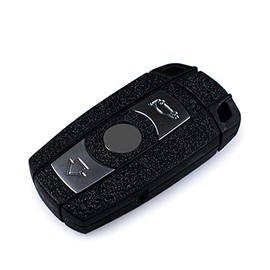 Blackshell® Key foil, 2 x diamond black for your 3-button key including replacement set, protective cover, key cover