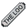 The Loo Sign Iron Toilet Door Plaque Lavatory Shabby Chic