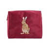 Wrendale Designs by Hannah Dale 'Golden Hour' Hare Embroidered Cosmetic