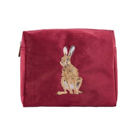Wrendale Designs by Hannah Dale 'Golden Hour' Hare Embroidered Cosmetic Bag