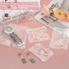 PATIKIL PVC Jewelry Bags, 50 Pcs 3.5" x 5" Jewelry