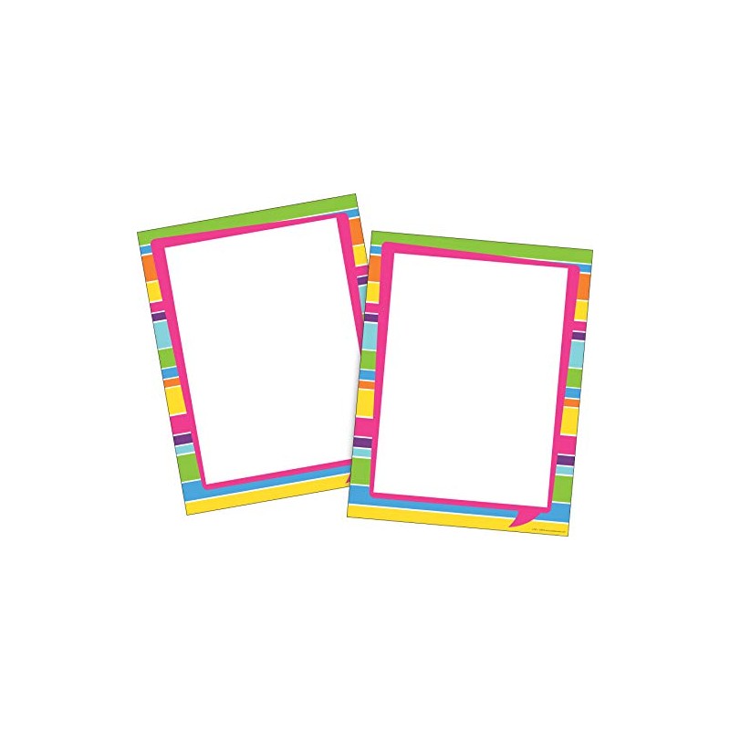 Barker Creek Computer Paper 2 Pack (100 Sheets)- Happy Bright