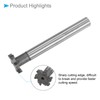 CoCud T-Slot Milling Cutter, 6 Blades, 1" Cutting Dia, 0.2"