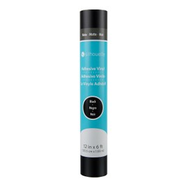 Silhouette 12-Inch X 6-Feet Matte Removable Vinyl-Black