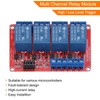 MECCANIXITY DC 5V 4 Channel Relay Module High or Low