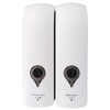 Decdeal Manual Soap Dispenser Double Head Bathroom Kitchen Hotel 300ml