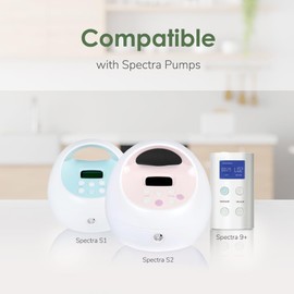 Maymom - Piezas de bomba compatibles con Spectra S1 Spectra S2 Spectra 9 Plus Synergy Gold Incl válvula de pico de pato, tubo protector de reflujo de membrana de silicona, reemplaza las piezas de la