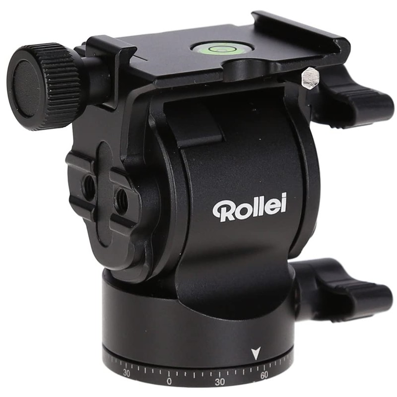 Rollei V5I Video Tripod Head for Light and Soft Movements,