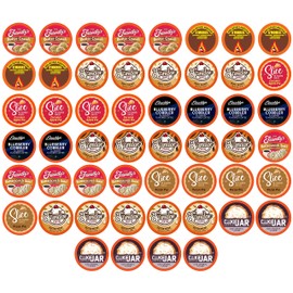 Two Rivers Coffee Dessert Coffee Pods Sampler Compatible with K Cup Brewers Including 2.0, Flavored Single Serve Variety Pack, 52 Count