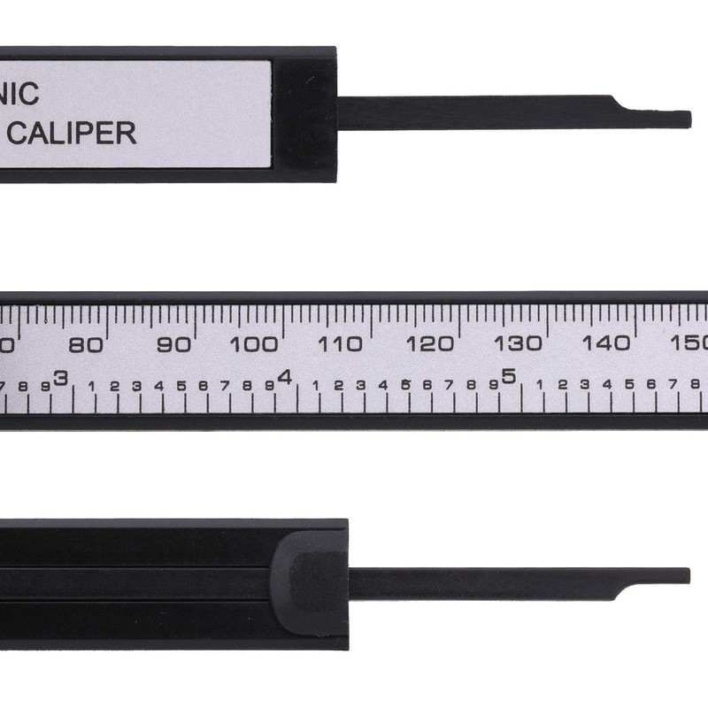 Trimming Shop Digital Vernier Caliper, 150mm/6" Caliper LCD Digital Electronic