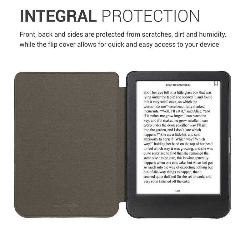 kwmobile Case Compatible with Kobo Clara BW/Colour - Book Style