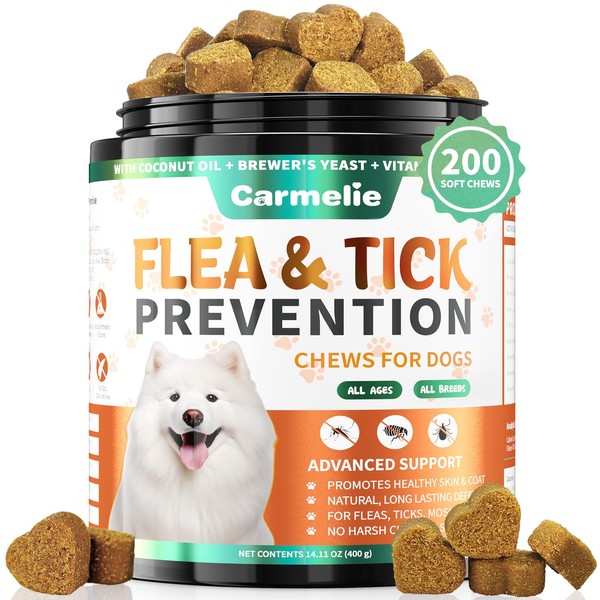 Carmelie Flea and Tick Prevention for Dogs - 200 Soft