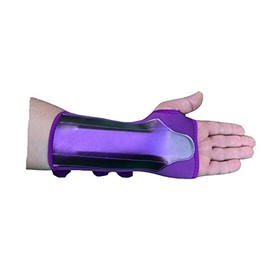 LTG Neoprene Support Wrist Brace Use for Carpal Tunnel Arthritis Sprains Strains (Large - Extra Large(Right), Purple)