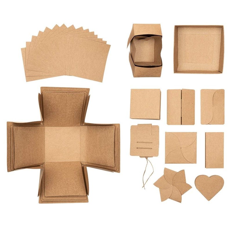 Kraft Paper Surprise Box | 12.5 cm x 12.5 cm