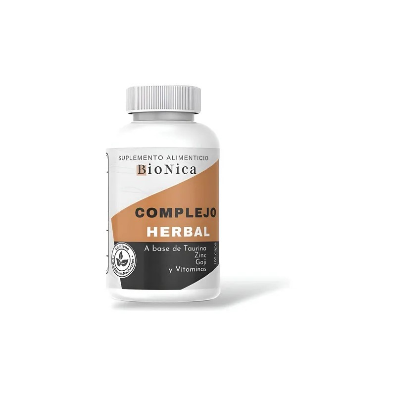 Suplemento En Cápsula Complejo Herbal De Bionica 100 Caps
