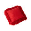 Genuine Mongolian Sheepskin Cushion Pillowcase 40x40cm (big variety of colours)