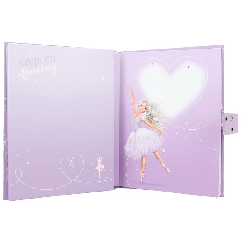 Depesche 12428 TOPModel Ballet Diary with Number Code and Sound,