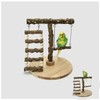 Bird Playground, Bird Play Stand, Bird Perch Natural Wood Birdcage