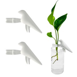 Kinretixia 2 pieces bird design plant propagation station, plant support for cuttings, shoots, stems and sprouts, plant stem support, plant propagation aid